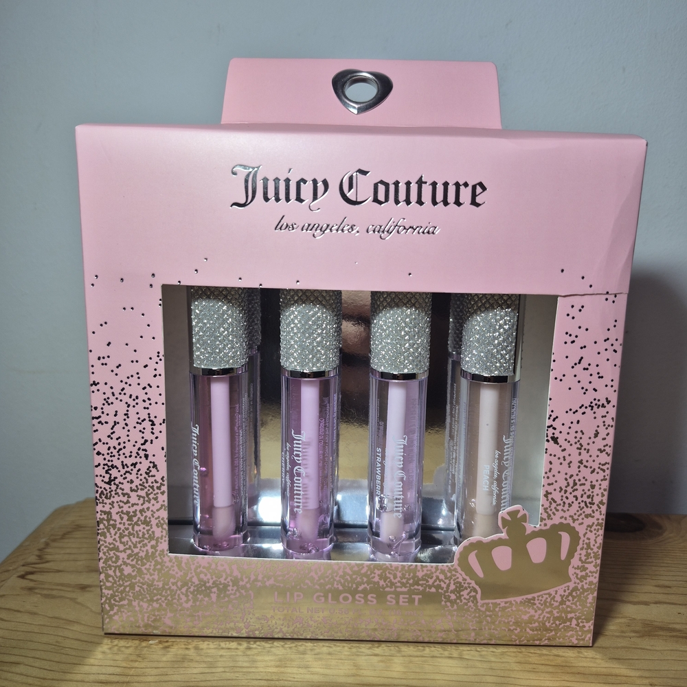 Juicy Couture Lip Gloss Collection - Pink and Cream Hues